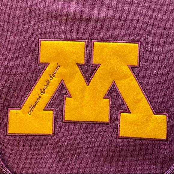 Vintage Minnesota Gophers Alumni Spirit Squad Letterman Varsity Patch Sweater - Picture 3 of 14